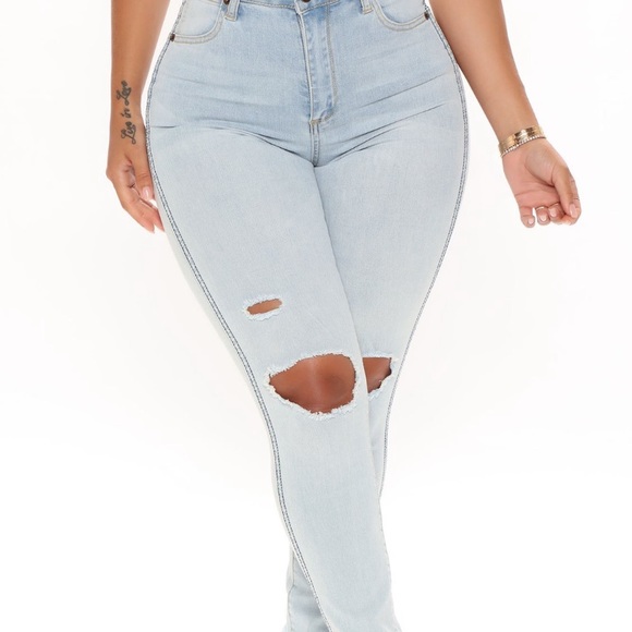 Take It Easy Ripped Skinny Jeans. - Picture 2 of 15